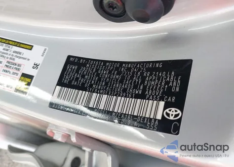 2025 Toyota Corolla Le from USA, damaged, VIN 5YFB4MDEXSP299161